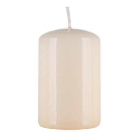 Świeca słupek DONAU HOME Standard Gloss, 50x80mm, kremowy