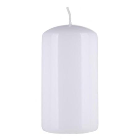 Świeca słupek DONAU HOME Standard Gloss, 60x115mm, biały