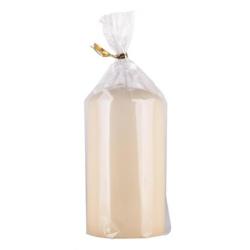 Świeca słupek DONAU HOME Standard Gloss, 60x115mm, kremowy