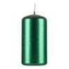 Świeca słupek DONAU HOME Standard Lakier, 50x100mm, 4 szt., zielony metaliczny połysk