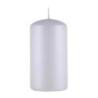 Świeca słupek DONAU HOME Standard Lakier, 60x115mm, biały metaliczny mat
