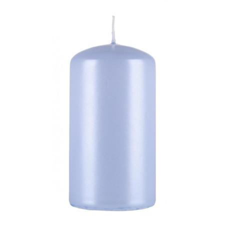 Świeca słupek DONAU HOME Standard Lakier, 60x115mm, błękit perła