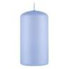 Świeca słupek DONAU HOME Standard Lakier, 60x115mm, błękit perła mat