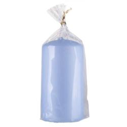 Świeca słupek DONAU HOME Standard Lakier, 60x115mm, błękit perła mat