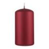 Świeca słupek DONAU HOME Standard Lakier, 60x115mm, czerwony metaliczny mat