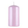 Świeca słupek DONAU HOME Standard Lakier, 60x115mm, różowy perła