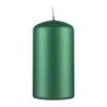 Świeca słupek DONAU HOME Standard Lakier, 60x115mm, zielony metaliczny mat