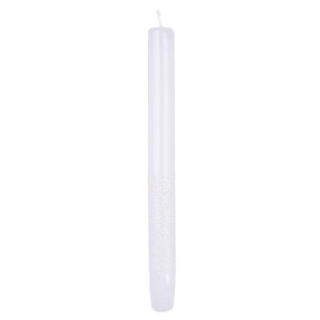 Świeca stołowa DONAU HOME Onyx, 22x250mm, 4 szt., biały