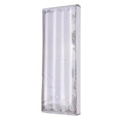 Świeca stołowa DONAU HOME Onyx, 22x250mm, 4 szt., biały