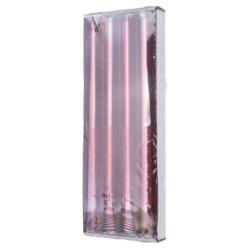 Świeca stołowa DONAU HOME Onyx, 22x250mm, 4 szt., czerwony
