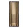 Świeca stołowa DONAU HOME Onyx, 22x250mm, 4 szt., złoty
