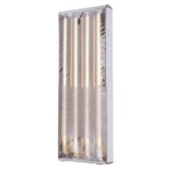 Świeca stołowa DONAU HOME Onyx, 22x250mm, 4 szt., złoty