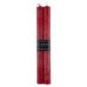 Świeca stołowa DONAU HOME Rustic Classic, 22x250mm, 4 szt., czerwony