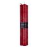 Świeca stołowa DONAU HOME Rustic Classic, 22x250mm, 4 szt., czerwony
