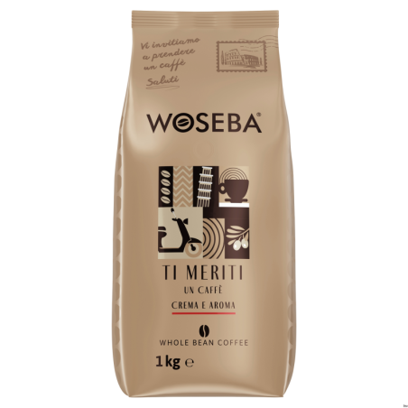 Kawa ziarnista Woseba TI MERITI CREMA E AROMA 1 kg