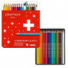 Kredki CARAN D'ACHE Swisscolor Aquarelle, z efektem akwareli, sześciokątne, 18szt., mix kolorów