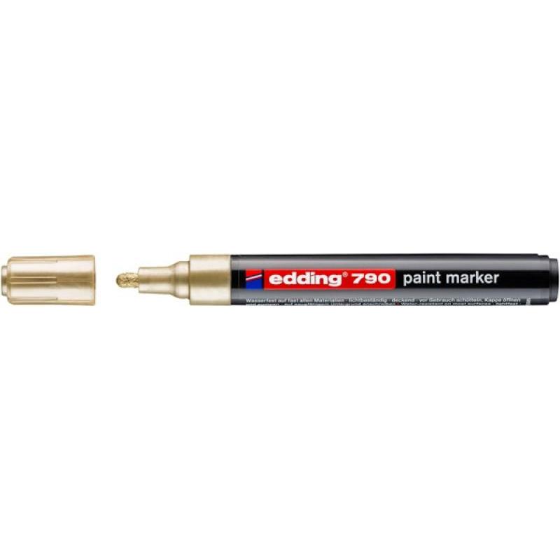 PAKIET Marker olejowy e-790 EDDING, 2-3mm, złoty