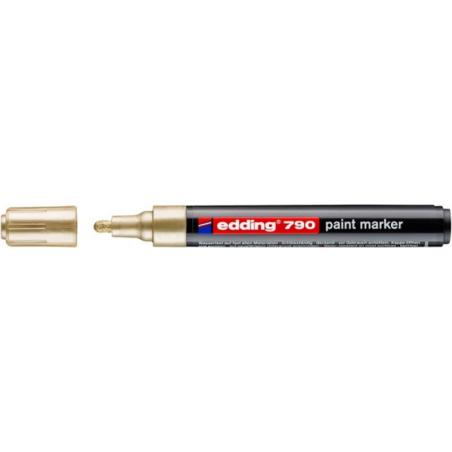 PAKIET Marker olejowy e-790 EDDING, 2-3mm, złoty