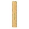 Linijka ECONOVO, 20cm, 100% z biodegradowalnego bambusa, naturalny