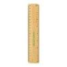 Linijka ECONOVO, 20cm, 100% z biodegradowalnego bambusa, naturalny