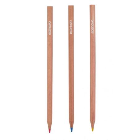 Kredki ołówkowe ECONOVO, FSC, 3mm, 12 szt., mix kolorów