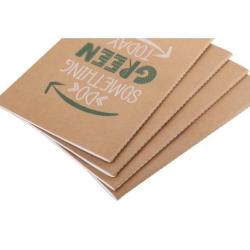 Zeszyt ECONOVO, z recyklingu, A5, 32 kart., 70gsm, 2 szt., naturalny
