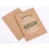 Zeszyt ECONOVO, z recyklingu, A5, 32 kart., 70gsm, 2 szt., naturalny
