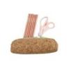 Piórnik kosmetyczka ECONOVO, korkowy, 20x5x6 cm, naturalny