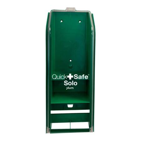 Stacja PLUM QuickSafe Solo, pusta, do montażu na ścianie, zielona