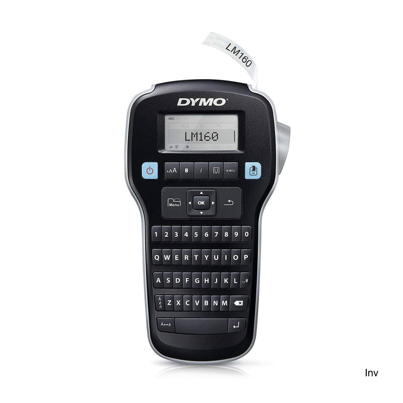 Dymo LabelManager 160 - drukarka etykiet z 3 taśmami D1 12 mm, biała/czarny nadruk