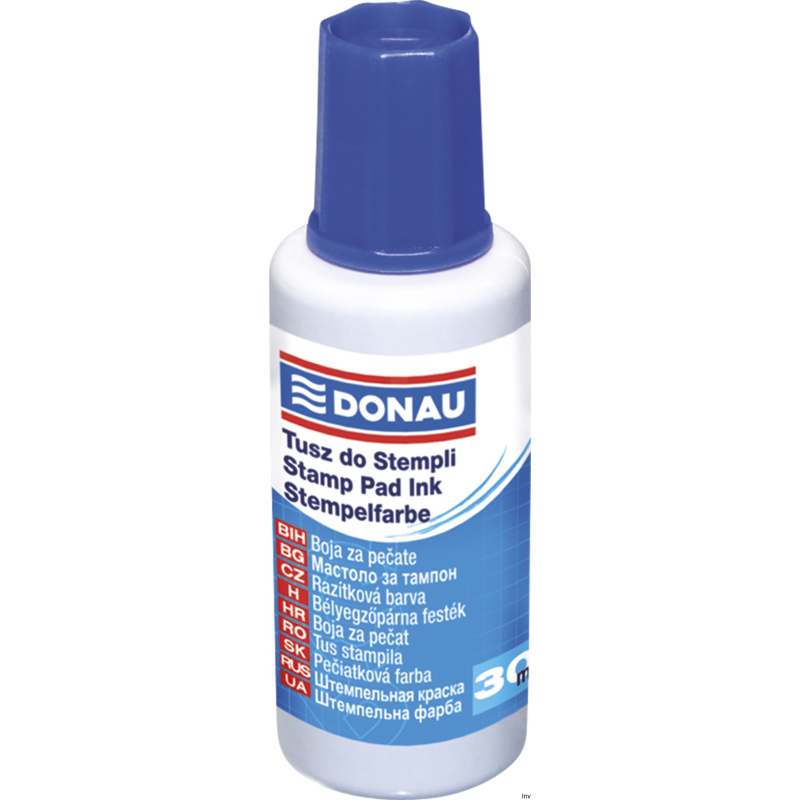 Tusz do stempli niebieski 30ml Donau