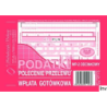 Polecenie przelewu 2 odcinkowe A6, 80 kartek DOTTS