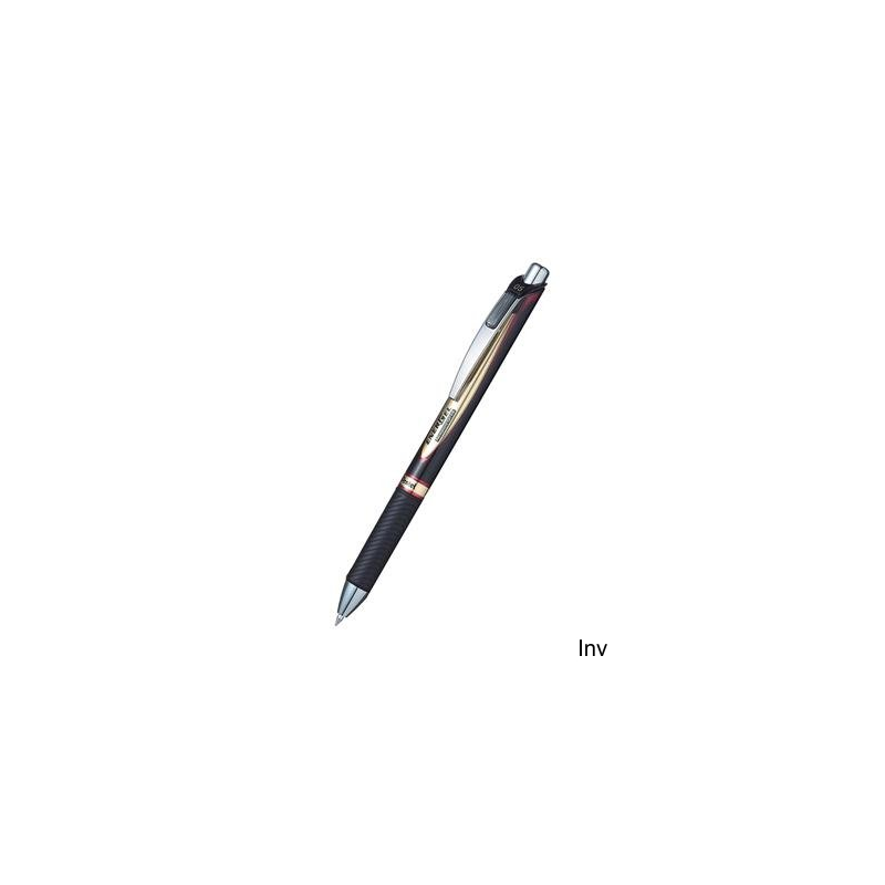 Cienkopis kulkowy 0,5 mm PENTEL ENERGEL DocumentPen czerwony, tusz dokumentowy odporny na światło i wodę