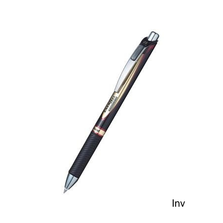Cienkopis kulkowy 0,5 mm PENTEL ENERGEL DocumentPen czerwony, tusz dokumentowy odporny na światło i wodę