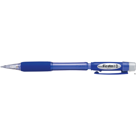 Ołówek automatyczny 0,5 mm niebieski Pentel AX125-C z gumką i 2 grafitami HB