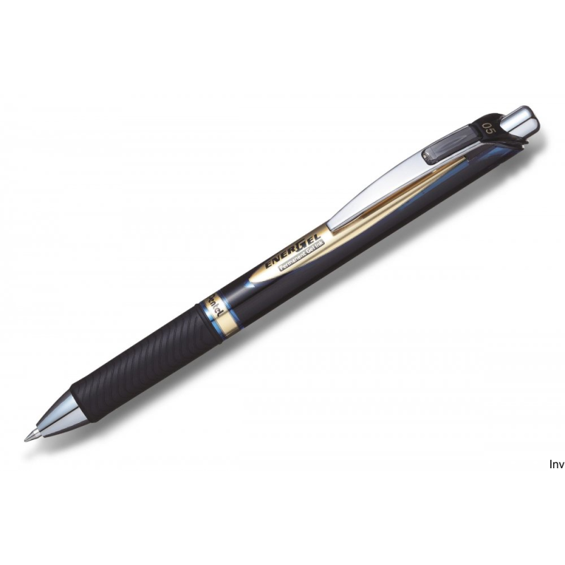Cienkopis kulkowy niebieski 0,5 mm ENERGEL Document Pen PENTEL, tusz odporny na światło i wodę, ekologiczny