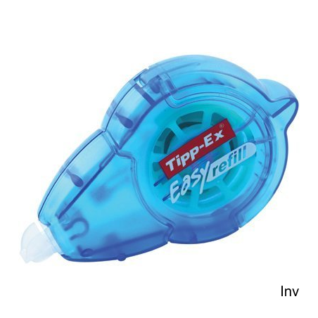 Korektor Tipp-Ex Easy Refill 5 mm x 14 m, poliestrowa taśma, przezroczysta obudowa, bez PVC i lateksu