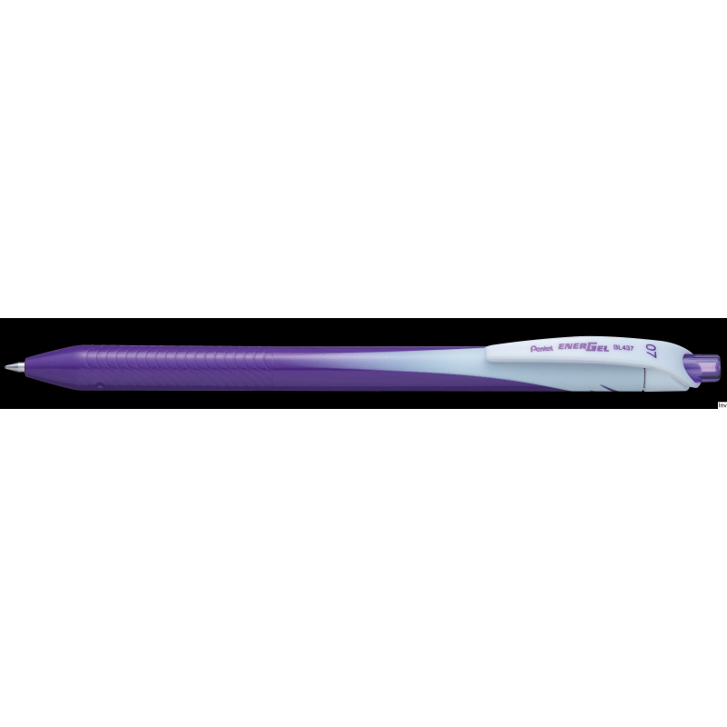 Pióro kulkowe Pentel EnerGel 0,7mm fioletowe, płynny tusz żelowy, do biura i szkoły