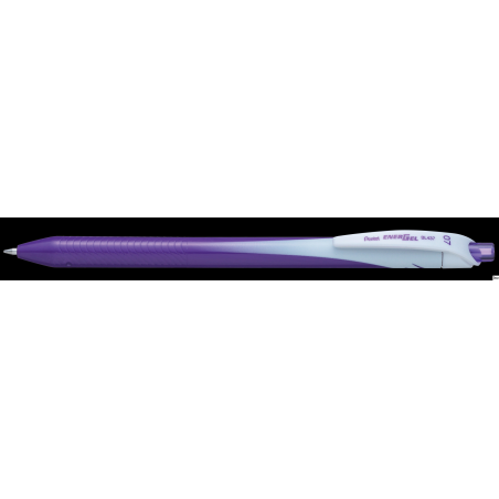 Pióro kulkowe Pentel EnerGel 0,7mm fioletowe, płynny tusz żelowy, do biura i szkoły