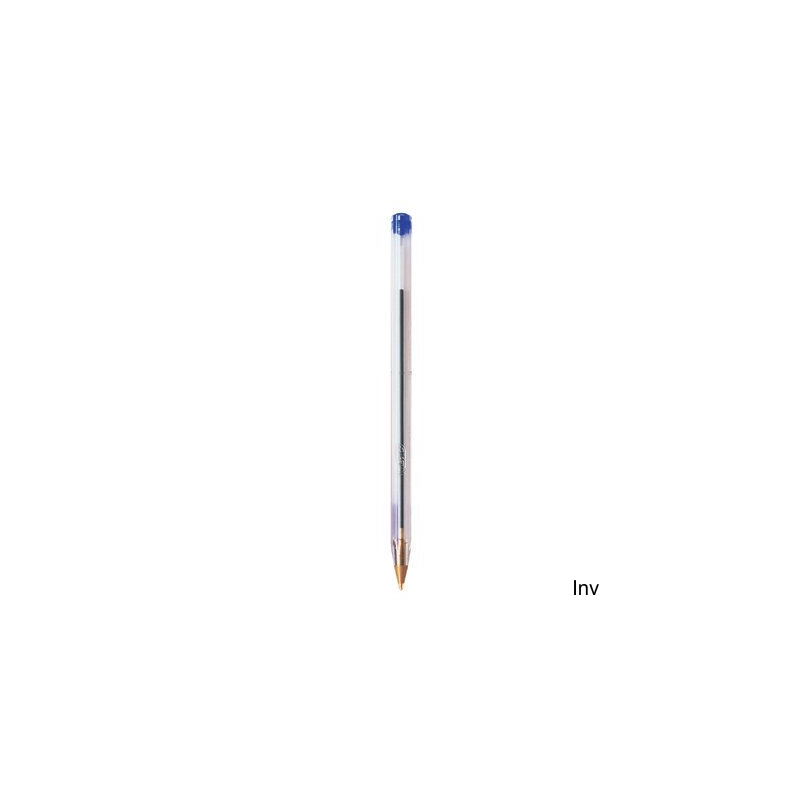 Długopis BIC Cristal Original niebieski, 1 mm, 3000 m, transparentny korpus