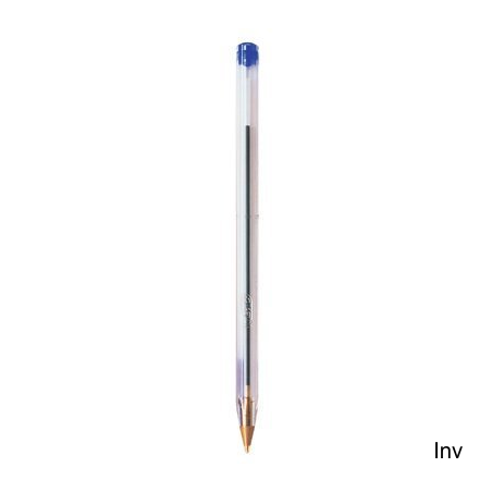 Długopis BIC Cristal Original niebieski, 1 mm, 3000 m, transparentny korpus