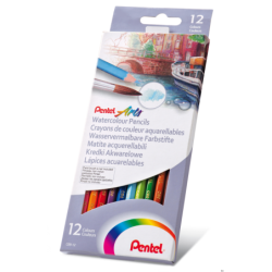 Kredki akwarelowe Pentel,...