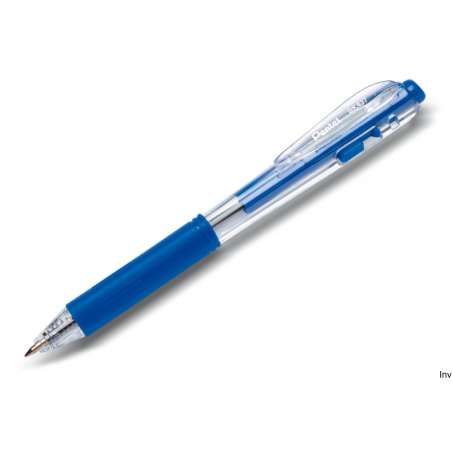 Długopis niebieski 0,7 mm z trójkątnym uchwytem Pentel BK437-C
