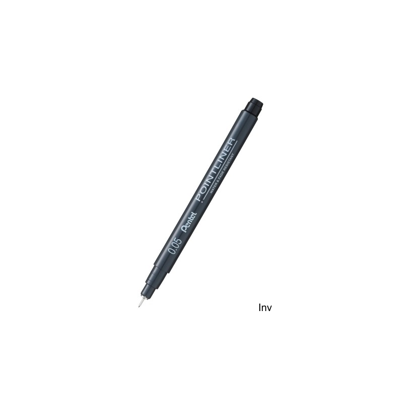 Cienkopis kalibrowany Pentel POINTLINER czarny 0,5 mm do rysowania i szkicowania