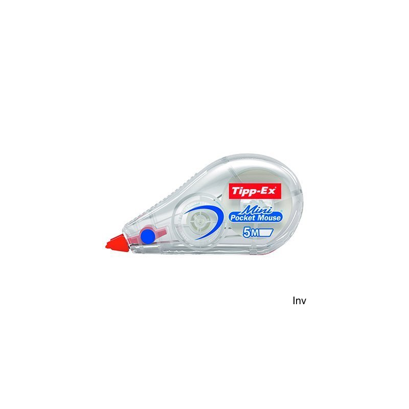 Korektor w taśmie Tipp-Ex Mini Pocket Mouse 5 mm x 5 m transparentny