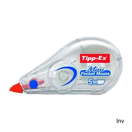 Korektor w taśmie Tipp-Ex Mini Pocket Mouse 5 mm x 5 m transparentny