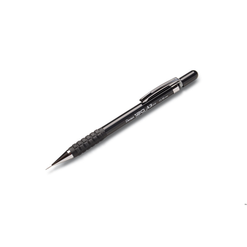 Ołówek automatyczny 0,5 mm Pentel A315-N z gumką i metalowym mechanizmem
