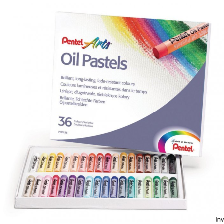Pastele olejne 36 kolorów Pentel