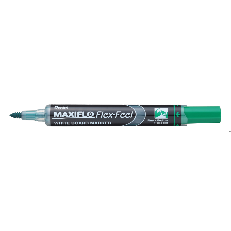 Marker PENTEL MAXIFLO FLEX FEEL zielony 4,6 mm do tablic suchościeralnych