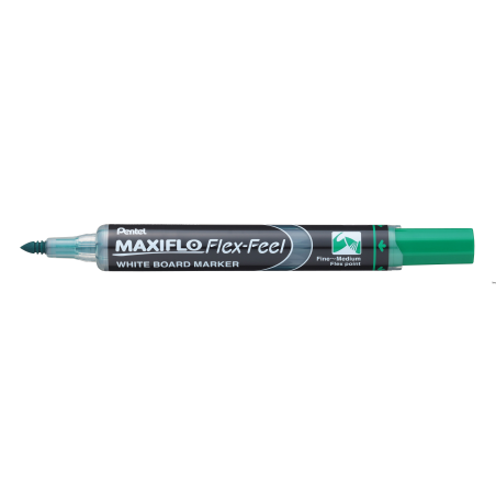Marker PENTEL MAXIFLO FLEX FEEL zielony 4,6 mm do tablic suchościeralnych